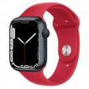 Apple Watch Series 7 45mm Red Aluminum Case with (PRODUCT)RED Sport Band